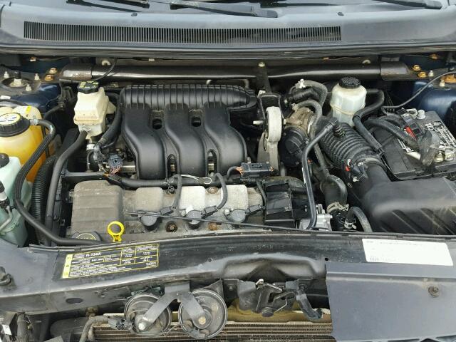 1FMDK04176GA39744 - 2006 FORD FREESTYLE BLUE photo 7