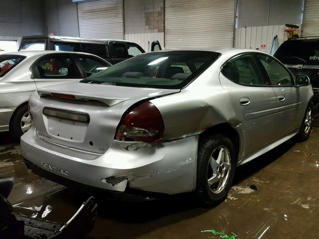 2G2WP522741153944 - 2004 PONTIAC GRAND PRIX SILVER photo 4