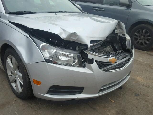 1G1P75SZ3E7136200 - 2014 CHEVROLET CRUZE SILVER photo 9