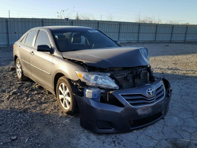 4T4BF3EK1AR071206 - 2010 TOYOTA CAMRY BASE GRAY photo 1