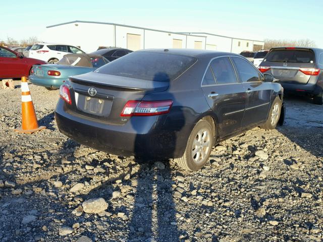 4T4BF3EK1AR071206 - 2010 TOYOTA CAMRY BASE GRAY photo 4