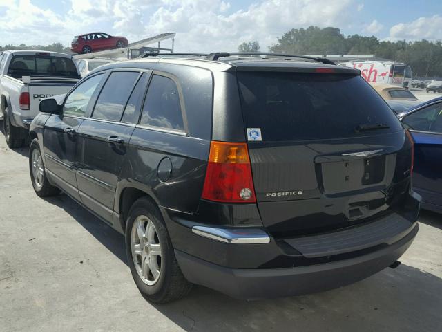2C8GF68424R514529 - 2004 CHRYSLER PACIFICA შავი ფოტო 3