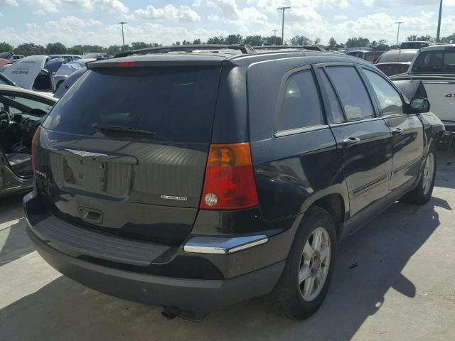 2C8GF68424R514529 - 2004 CHRYSLER PACIFICA შავი ფოტო 4