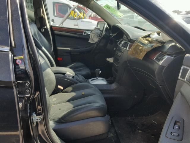 2C8GF68424R514529 - 2004 CHRYSLER PACIFICA შავი ფოტო 5