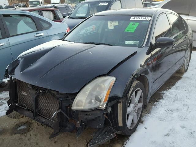 1N4BA41E65C851142 - 2005 NISSAN MAXIMA SE BLACK photo 2