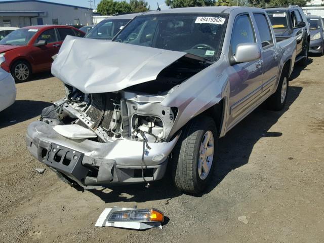 1GCDSCF99B8104297 - 2011 CHEVROLET COLORADO L SILVER photo 2