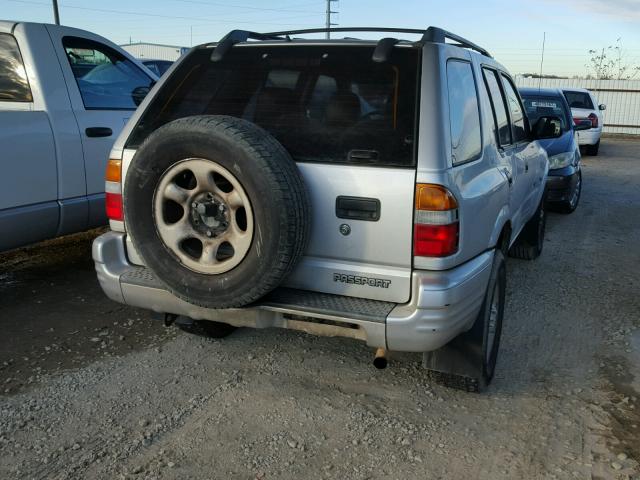 4S6CK58W614411879 - 2001 HONDA PASSPORT E SILVER photo 4