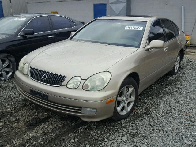 JT8BD69S220165067 - 2002 LEXUS GS 300 GOLD photo 2