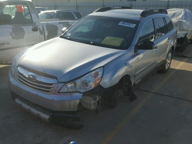 4S4BRDKC2C2260546 - 2012 SUBARU OUTBACK 3. SILVER photo 2