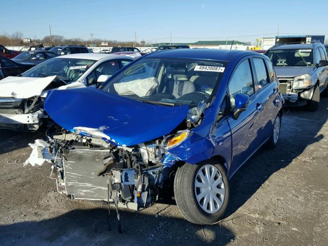 3N1CE2CP9FL384698 - 2015 NISSAN VERSA NOTE BLUE photo 2