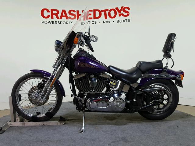 1HD1BLY14YY025461 - 2000 HARLEY-DAVIDSON FXSTS PURPLE photo 5