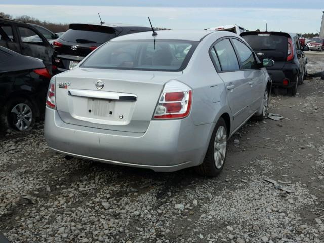 3N1AB6APXAL652970 - 2010 NISSAN SENTRA 2.0 SILVER photo 4