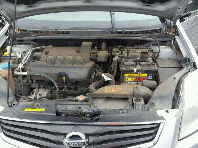 3N1AB6APXAL652970 - 2010 NISSAN SENTRA 2.0 SILVER photo 7