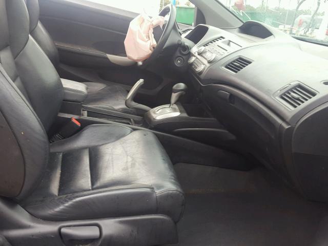 2HGFG12959H511124 - 2009 HONDA CIVIC EXL 黑色 照片 5