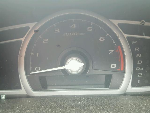 2HGFG12959H511124 - 2009 HONDA CIVIC EXL 黑色 照片 8