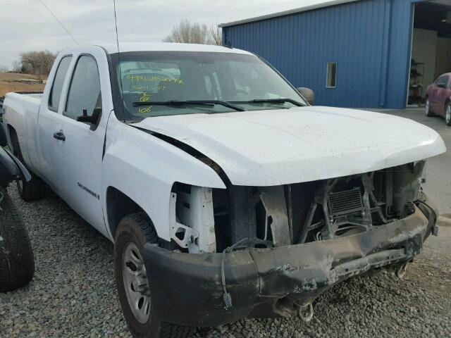 1GCEK19069E124394 - 2009 CHEVROLET SILVERADO WHITE photo 1