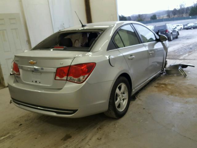 1G1PC5SB7D7232747 - 2013 CHEVROLET CRUZE LT SILVER photo 4