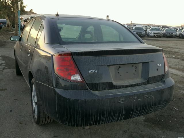 1G8AL58B77Z161220 - 2007 SATURN ION LEVEL BLACK photo 3