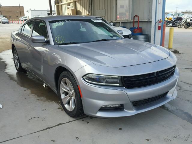 2C3CDXHGXGH129613 - 2016 DODGE CHARGER SX SILVER photo 1