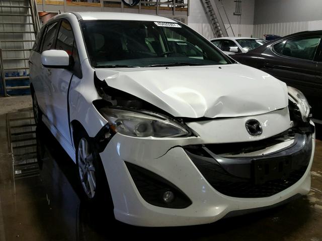 JM1CW2CL9C0124611 - 2012 MAZDA 5 WHITE photo 1