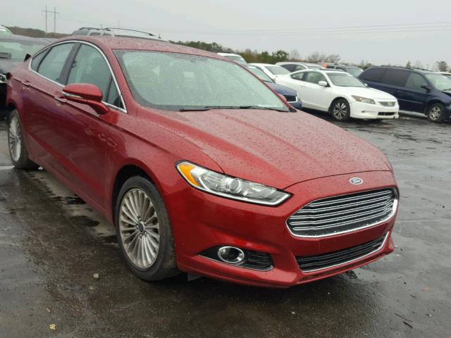 3FA6P0K92GR369606 - 2016 FORD FUSION TIT RED photo 1