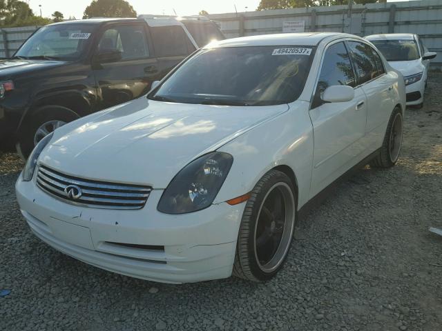 JNKCV51E83M005111 - 2003 INFINITI G35 WHITE photo 2