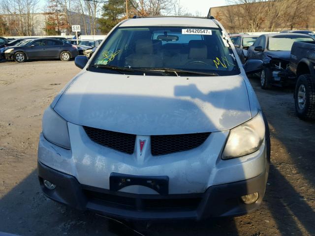 5Y2SL62863Z473648 - 2003 PONTIAC VIBE SILVER photo 9