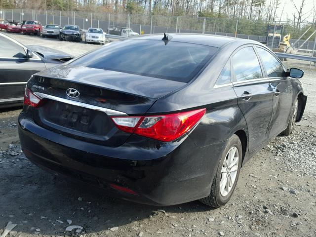 5NPEB4AC9DH728179 - 2013 HYUNDAI SONATA GLS BLACK photo 4