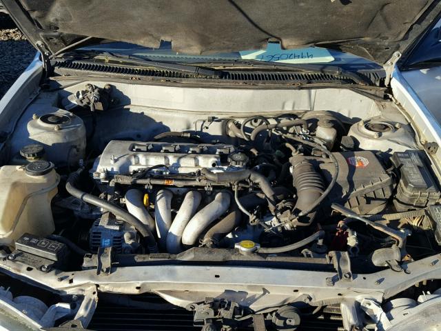 1NXBR12E31Z478688 - 2001 TOYOTA COROLLA CE SILVER photo 7