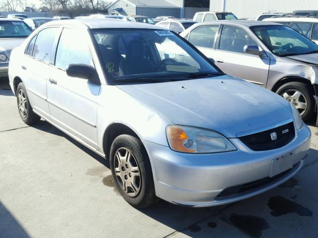 2HGES16581H563918 - 2001 HONDA CIVIC LX SILVER photo 1