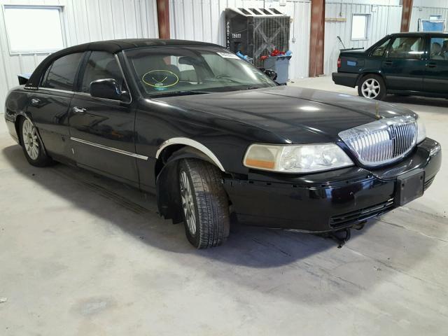 1LNHM81W53Y627352 - 2003 LINCOLN TOWN CAR E BLACK photo 1