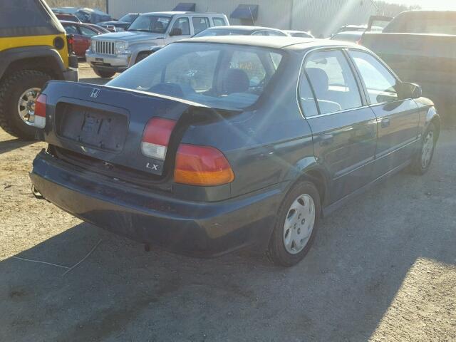 2HGEJ6677VH582273 - 1997 HONDA CIVIC LX GREEN photo 4