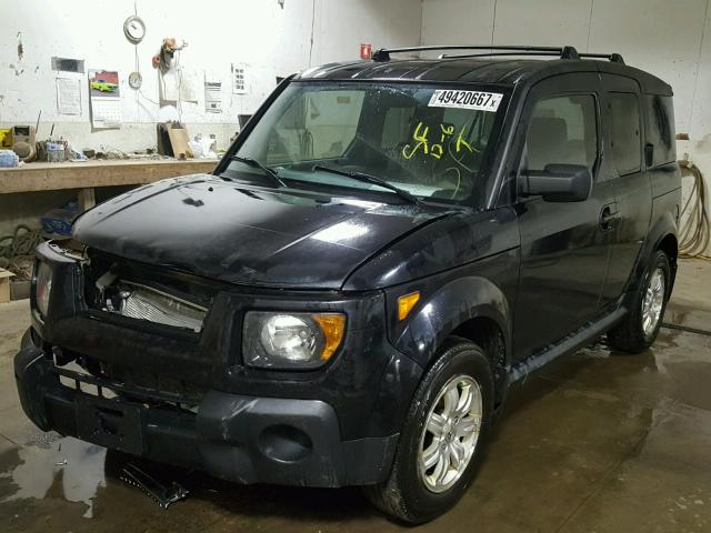 5J6YH28778L010781 - 2008 HONDA ELEMENT EX BLACK photo 2