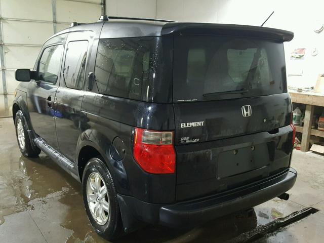 5J6YH28778L010781 - 2008 HONDA ELEMENT EX BLACK photo 3