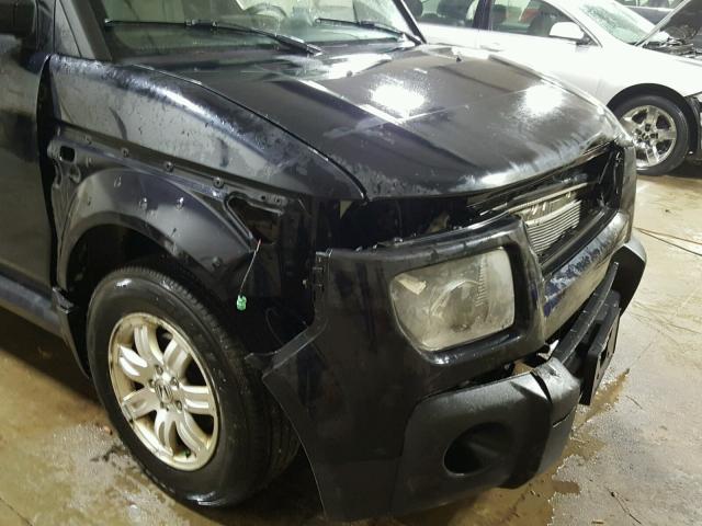 5J6YH28778L010781 - 2008 HONDA ELEMENT EX BLACK photo 9