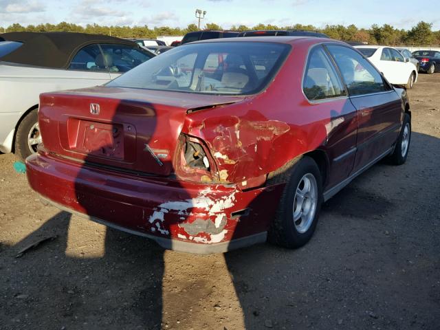 1HGCD7239RA026865 - 1994 HONDA ACCORD LX BURGUNDY photo 4