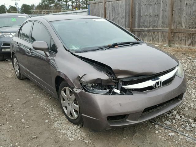 2HGFA1F53AH528985 - 2010 HONDA CIVIC LX BROWN photo 1