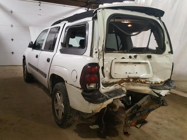 1GNET16S726127363 - 2002 CHEVROLET TRAILBLAZE WHITE photo 3