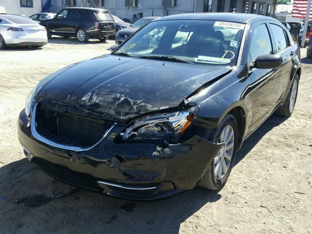 1C3CCBBB0DN696242 - 2013 CHRYSLER 200 TOURIN BLACK photo 2