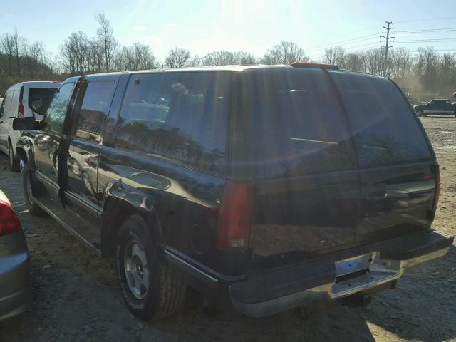 1GKFK16K9SJ748105 - 1995 GMC SUBURBAN K BLUE photo 3