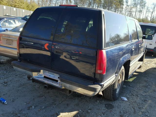 1GKFK16K9SJ748105 - 1995 GMC SUBURBAN K BLUE photo 4