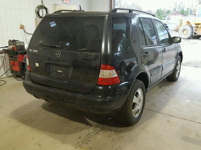 4JGAB57E94A493962 - 2004 MERCEDES-BENZ ML 350 BLACK photo 4