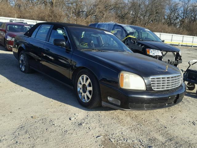 1G6KD54Y44U213383 - 2004 CADILLAC DEVILLE BLACK photo 1