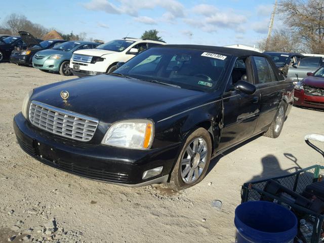 1G6KD54Y44U213383 - 2004 CADILLAC DEVILLE BLACK photo 2