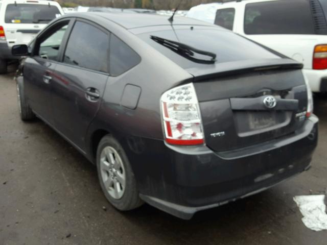 JTDKB20U873254131 - 2007 TOYOTA PRIUS GRAY photo 3