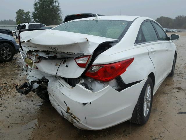 5NPEB4AC0BH174088 - 2011 HYUNDAI SONATA GLS WHITE photo 4