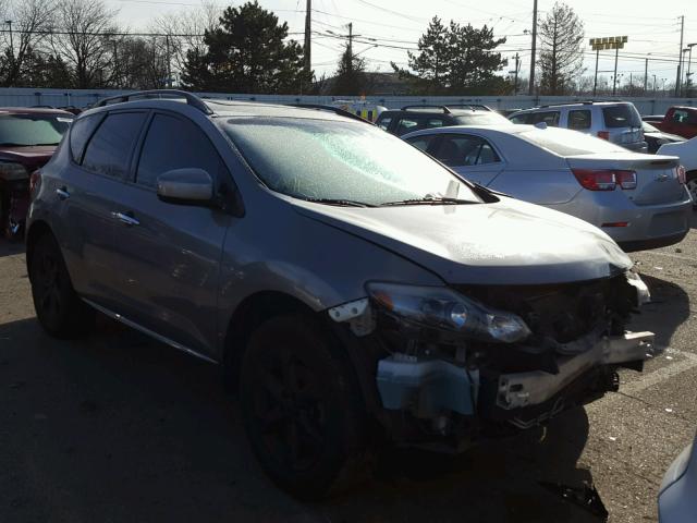 JN8AZ18W49W110573 - 2009 NISSAN MURANO S SILVER photo 1