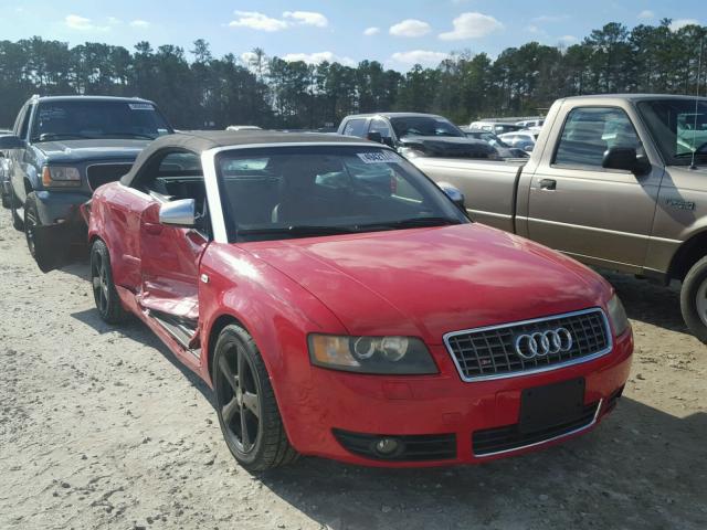 WUARL48H05K902291 - 2005 AUDI S4 QUATTRO RED photo 1