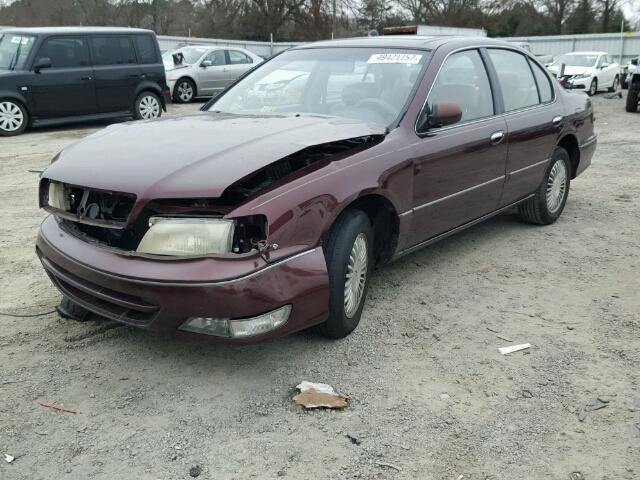 JNKCA21D6VT513538 - 1997 INFINITI I30 MAROON photo 2