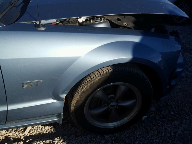 1ZVHT82H365153718 - 2006 FORD MUSTANG GT BLUE photo 9